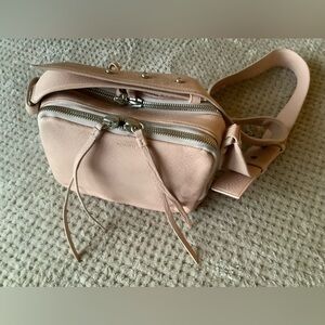 EUC BEAUTIFUL ALL SAINTS BLUSH PINK ADJUSTABLE SHOULDER/CROSSBODY